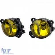 Klare Glas Nebelscheinwerfer Set Gelb geeignet für VW T5 Crafter Touareg 7L Polo 9N3-image-6210801