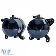 Klare Glas Nebelscheinwerfer Set Schwarz Rauch für BMW 3er Serie E46 Coupe Cabriolet 99-03-image-6202020