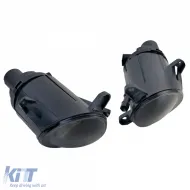 Klare Glas Nebelscheinwerfer Set Schwarz Rauch für VW Passat B5 3BG 2000-2005-image-6206987