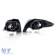 Klare Glas-Rückleuchten mit Chrom, geeignet für Peugeot 206 Hatchback 3 + 5 Türen 98-09-image-6190370