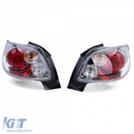 Klare Glas-Rückleuchten mit Chrom, geeignet für Peugeot 206 CC Coupe Cabrio 00-08-image-6190522