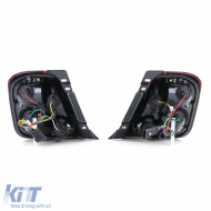Klare Glas-Rückleuchten rot geeignet für Fiat 500 2007-2015-image-6205344