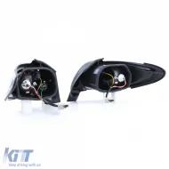 Klare Glas-Rückleuchten schwarz geeignet für Peugeot 206 CC Coupe Cabrio 00-08-image-6195547