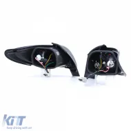 Klare Glas-Rückleuchten schwarz geeignet für Peugeot 206 CC Coupe Cabrio 00-08-image-6195548