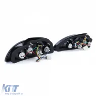 Klare Glas-Rückleuchten schwarz, geeignet für MG F Cabrio RD TF 95-05-image-6258877