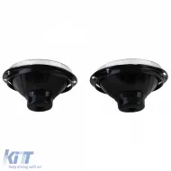 Klare Glas-Scheinwerfer mit Chrom, geeignet für Mazda MX5 NA 90-98-image-6204740