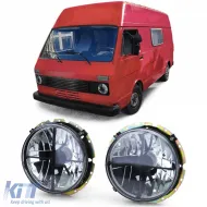 image-26-Klare Glas-Scheinwerfer mit schwarzem Rauch und Fadenkreuz geeignet für VW LT 28 35 40 45 75-85