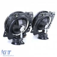 Klare Glas-Scheinwerfer mit schwarzem Rauchvisier, geeignet für VW Golf 2 83-91-image-6198113