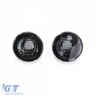 Klare Glas-Seitenblinker mit schwarzem Rauch und verchromtem Rahmen, geeignet für Mazda MX5 NA NB 89-05-image-6195935