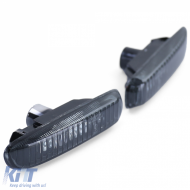 Klare Glas-Seitenblinker mit schwarzem Rauch, Paar, geeignet für BMW 3er E46 98-03-image-6190817