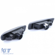Klare Glas-Seitenblinker mit schwarzem Rauch, Paar, geeignet für BMW 3er E46 98-03-image-6190820