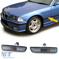 image-43-Klare Glas-Seitenblinker mit schwarzem Rauch, Kristall, geeignet für BMW 3er-Serie E36 X5 E53