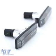Klare Glas-Seitenblinker mit schwarzem Rauch, Kristall, geeignet für BMW 3er-Serie E36 X5 E53-image-6209477