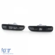 Klare Glas-Seitenblinker mit schwarzem Rauch, geeignet für BMW 3er E46 98-03-image-6257316