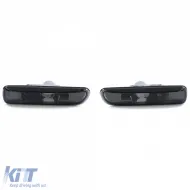 Klare Glas-Seitenblinker mit schwarzem Rauch, geeignet für BMW 3er E46 98-03-image-6257319