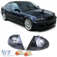 image-21-Klare Glasblinker mit schwarzem Rauch, geeignet für BMW 3er Serie E46 Sedan Touring 98-01