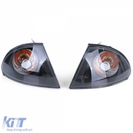 Klare Glasblinker mit schwarzem Rauch, geeignet für BMW 3er Serie E46 Sedan Touring 98-01-image-6203054