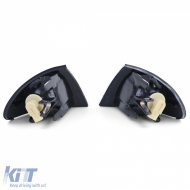 Klare Glasblinker mit schwarzem Rauch, geeignet für BMW 3er Serie E46 Sedan Touring 98-01-image-6203055