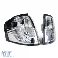 Klare Glasblinker verchromt, geeignet für Mercedes W202 C-Klasse 93-00-image-6191440