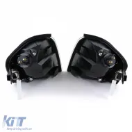 Klare Glasblinker verchromt, geeignet für Mercedes W202 C-Klasse 93-00-image-6191443