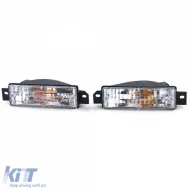 Klare Glasblinker weiß mit Parklicht und Lampen, geeignet für BMW 3er Serie E30 1987-1993-image-6193454