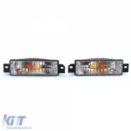 Klare Glasblinker weiß mit Parklicht und Lampen, geeignet für BMW 3er Serie E30 1987-1993-image-6193457