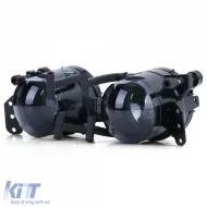Klare Glaskennzeichenleuchten HB4 mit schwarzem Rauchpaar geeignet für BMW E60 E61 03-07-image-6199684