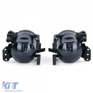 Klare Glaskennzeichenleuchten HB4 mit schwarzem Rauchpaar geeignet für BMW E60 E61 03-07-image-6199686