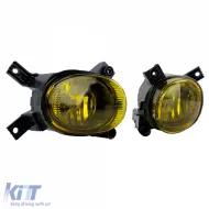 Klare Glühbirnen Nebelscheinwerfer-Set gelb geeignet für Audi A3 8P1 8P7 A4 B7 8E B6 8H-image-6197987