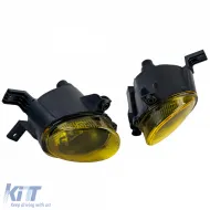 Klare Glühbirnen Nebelscheinwerfer-Set gelb geeignet für Audi A3 8P1 8P7 A4 B7 8E B6 8H-image-6197989