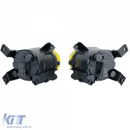 Klare Glühbirnen Nebelscheinwerfer-Set gelb geeignet für Audi A3 8P1 8P7 A4 B7 8E B6 8H-image-6197990