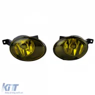 Klare Glühbirnen Nebelscheinwerfer Set gelb geeignet für VW Golf 6 VI Caddy Jetta Tiguan Touran-image-6210610