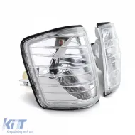 Klarer Glasblinker chrom für Mercedes 190 W201 82-93-image-6196776