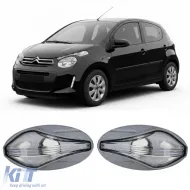 image-47-Klarer Glaseinbau mit Chrom, geeignet für Citroen C1 C2 C3 C4 C5 Xsara Jumpy Berlingo