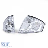 Klarer Glaskennzeichen mit Chrom-Paar geeignet für Mercedes SL R129 89-01-image-6193054