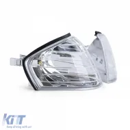 Klarer Glaskennzeichen mit Chrom-Paar geeignet für Mercedes SL R129 89-01-image-6193055