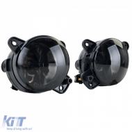 Klarsicht-Glas Nebelscheinwerfer-Set mit schwarzem Rauch, geeignet für VW T5 Crafter Polo 9N3-image-6200049