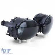 Klarsicht-Glas Nebelscheinwerfer-Set Schwarz Rauch geeignet für VW Beetle + Caddy III-image-6197583