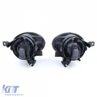 Klarsicht-Glas Nebelscheinwerfer-Set Schwarz Rauch geeignet für VW Beetle + Caddy III-image-6197585