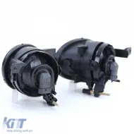 Klarsicht-Glas Nebelscheinwerfer-Set Schwarz Rauch geeignet für VW Beetle + Caddy III-image-6197586