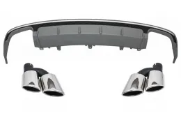 image-4-Końcówki tłumika dyfuzora do Audi A6 4G Facelift Limo Avant 15-18 S6 Look