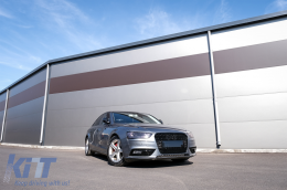 Ködlámpa fedők Audi A4 B8 facelift (2012-up) Black RS4 Design-image-6079503