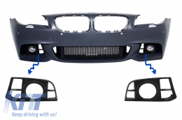 Ködlámpa fedők BMW 5-ös sorozat F10/F11 NON-LCI & LCI (2010-2017) M-Technik LCI Design lökhárítóhoz-image-6025535