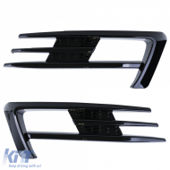 Ködlámpa keret hűtőrács GTI look fekete fényes VW Golf 7 12-16-image-6278265