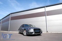 Ködlámpa rács Audi A4 B8 facelift (2012-up) Black RS4 Design-image-6079503