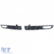 Ködlámpa rács keret lökhárító fényes fekete VW T6 15-19 PDC-vel-image-6192787