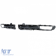 Ködlámpa rács keret lökhárító fényes fekete VW T6 15-19 PDC-vel-image-6192789