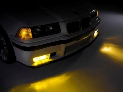 Ködlámpák BMW 3 Series E36 1991-1999 Sárga üveg lencsék-image-6033590