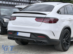 Kofferraum-Spoiler-Flügel für Mercedes GLE Coupé C292 2015-2019 Glänzend schwarz-image-6113049