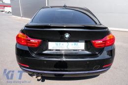 Kofferraum Spoiler für BMW 4er Gran Coupe F36 2014+ M4 CSL Look Glänzend Schwarz-image-6071189